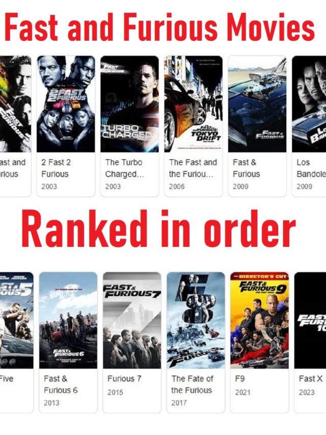 fast and furious movies ranked in order