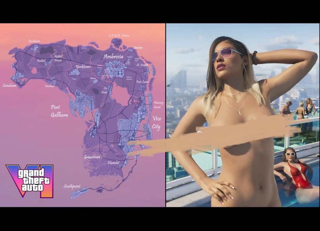 gta 6 gameplay map leaked