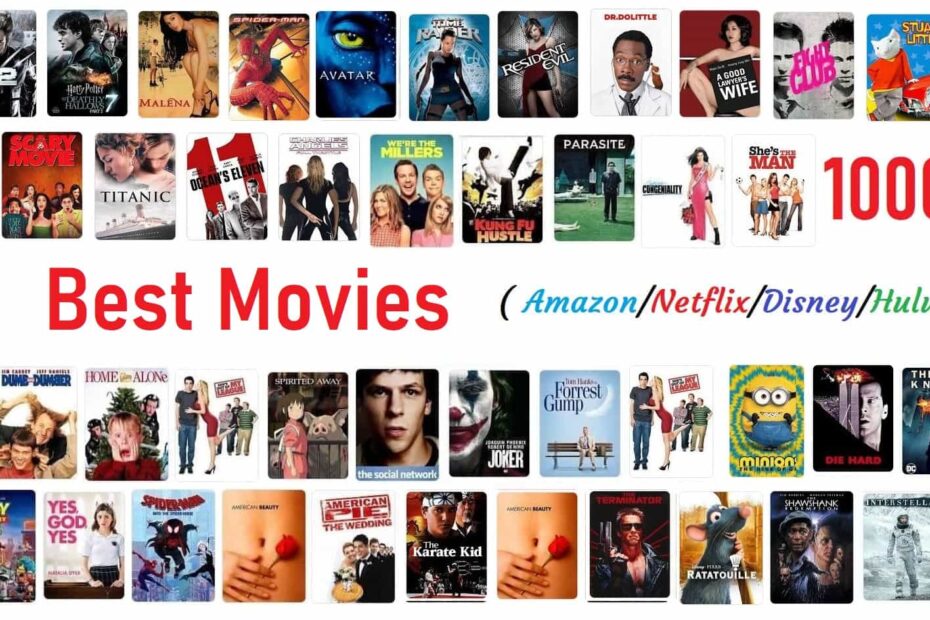 Best Movies of all Time - amazon netflix disney hulu