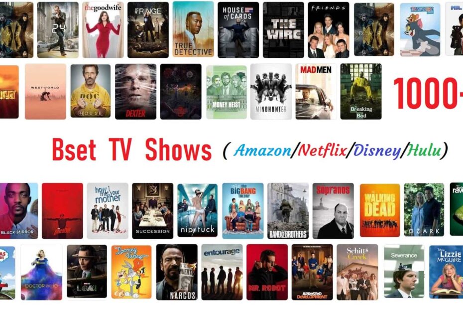 Best TV Shows of all Time - amazon netflix disney hulu